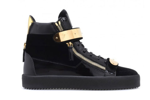 Giuseppe Zanotti Coby Sneakers Zwart-Goud