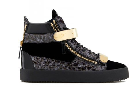 Giuseppe Zanotti Coby Sneakers Zwart-Grijs