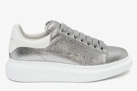 Alexander Mcqueen Oversized Sneakers Zilver-Wit
