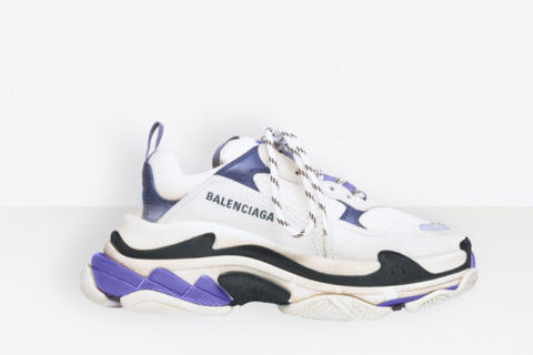 Balenciaga Triple S Wit-Paars
