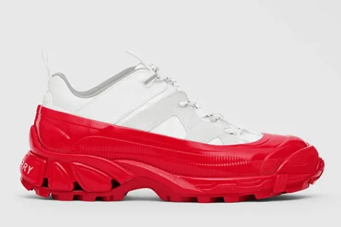 Burberry Runway Arthur Sneakers Wit-Rood