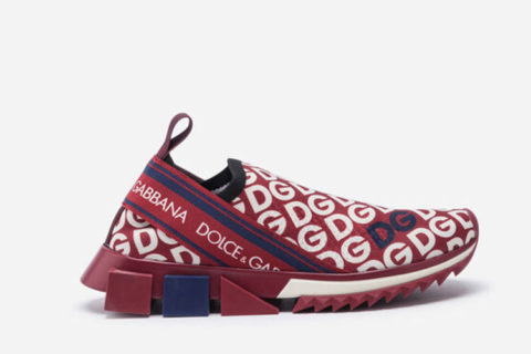 Dolce & Gabbana Sorrento Sneakers Bordeauxrood