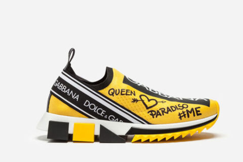 Dolce & Gabbana Sorrento Sneakers Geel Dolce & Gabbana Sorrento Sneakers Geel