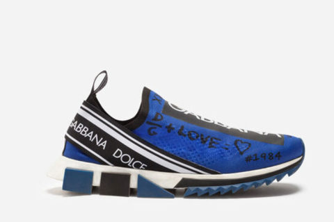Dolce & Gabbana Sorrento Sneaker Donkerblauw-Zwart Dolce & Gabbana Sorrento Sneaker Donkerblauw-Zwart