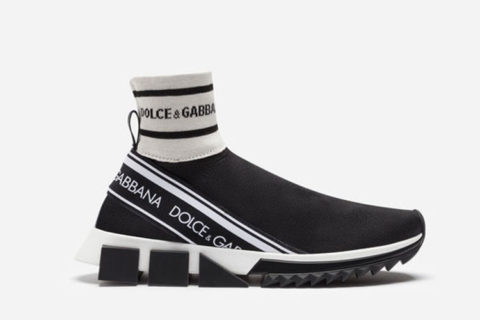Dolce & Gabbana Sorrento Sneakers Zwart-Wit