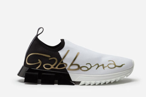 Dolce & Gabbana Sorrento Sneaker Wit-Zwart