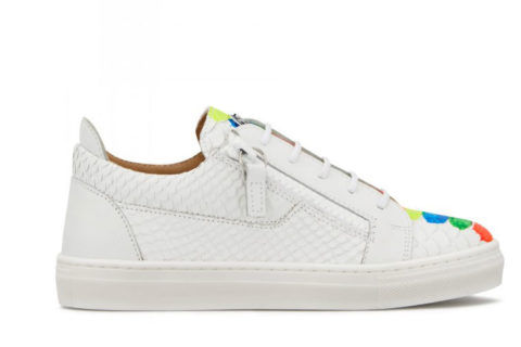 Giuseppe Zanotti rnbw sketch kinder sneakers wit