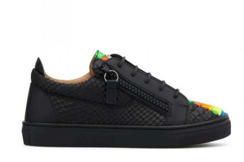 Giuseppe Zanotti rnbw sketch kinder sneakers zwart