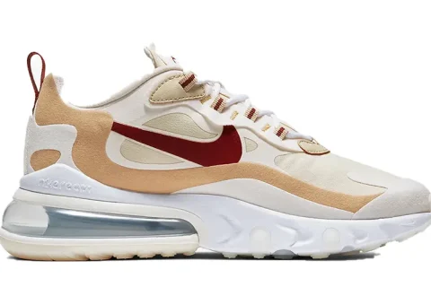 Nike Air Max 270 React Sneakers Wit-Goud