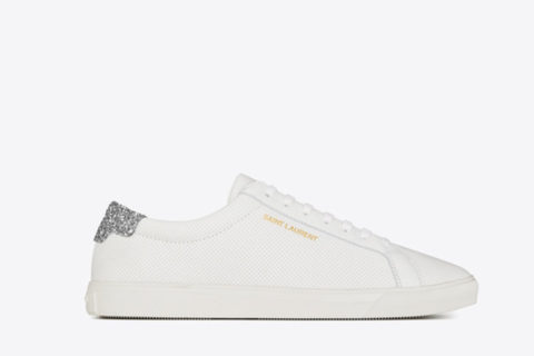 Yves Saint Laurent Andy Sneakers Wit-Zilver