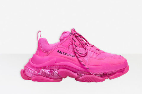 Balenciaga Triple S Clear Sole  Roze