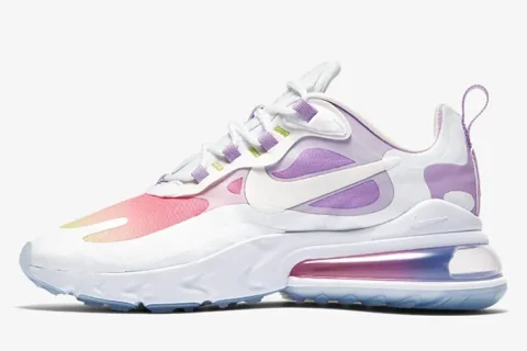 Nike Air Max 270 React Sneakers Wit-Paars