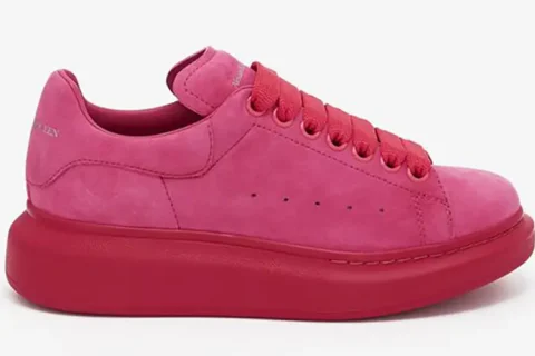 Alexander McQueen Oversized Sneakers Roze Alexander McQueen Oversized Sneakers Roze