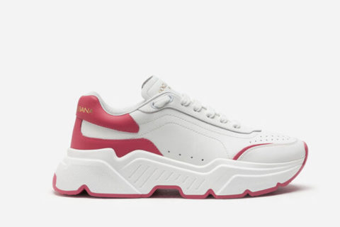 Dolce & Gabbana Daymaster Sneakers Wit-Roze