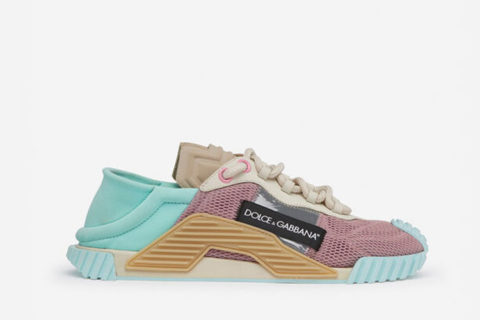 Dolce & Gabbana NS1 Sneakers Beige-Blauw