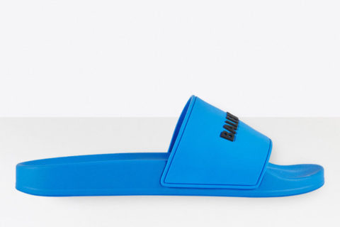 Balenciaga Pool Slippers Blauw