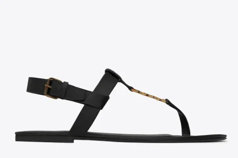 Yves Saint Laurent Cassandra Sandalen Zwart Yves Saint Laurent Cassandra Sandalen Zwart