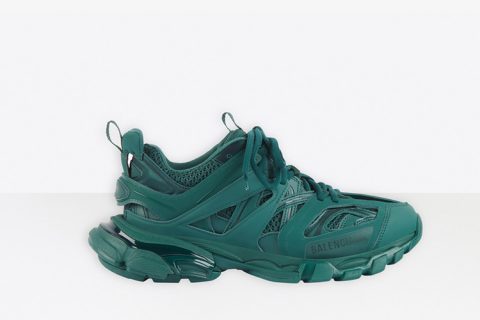 Balenciaga Track Trainers Donkergroen