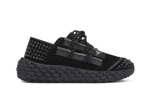 Giuseppe Zanotti Crystal Urchin Sneaker Zwart