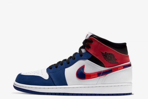 Nike Air Jordan 1 Mid Multi-Color Swoosh Nike Air Jordan 1 Mid Multi-Color Swoosh