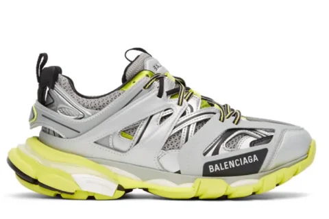 Balenciaga Track Trainers Zilver/Geel