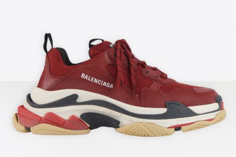 Balenciaga Triple S Donkerrood Sneaker