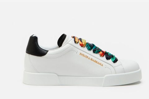 Dolce & Gabbana Portofino Sneakers Wit-Multicolor