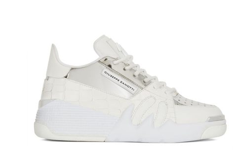 Giuseppe Zanotti Talon Sneakers Wit-Zilver