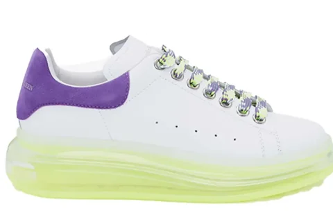 Alexander McQueen Oversized Sneakers Wit-Paars
