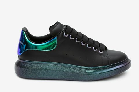 Alexander McQueen Oversized Sneakers Zwart-Blauw