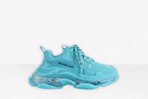 Balenciaga Triple S Clear Sole Lichtblauw