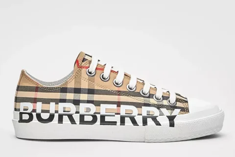 Burberry Check Vintage Sneakers Beige-Wit