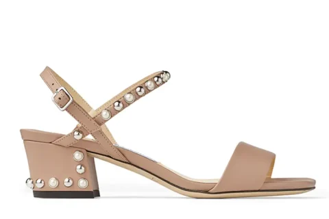 Jimmy Choo Aadra Sandalen Beige
