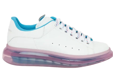 Alexander McQueen Oversized Sneakers Wit-Paars
