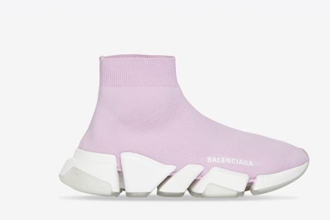 Balenciaga Speed Trainers 2.0 Sneakers Roze-Wit