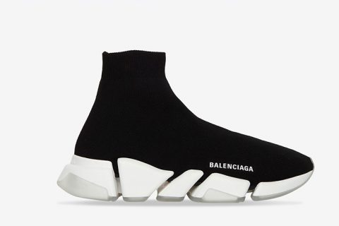 Balenciaga Speed Trainers 2.0 Sneakers Zwart-Wit