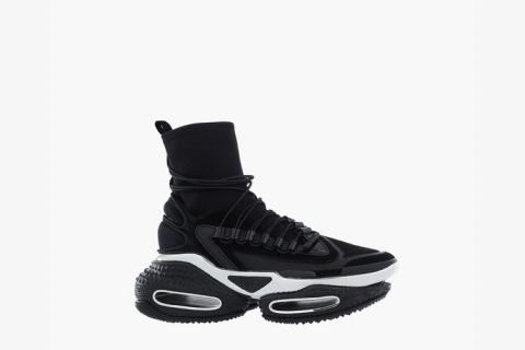 Balmain B Bold Runner Mesh Sneaker Zwart-Zilver