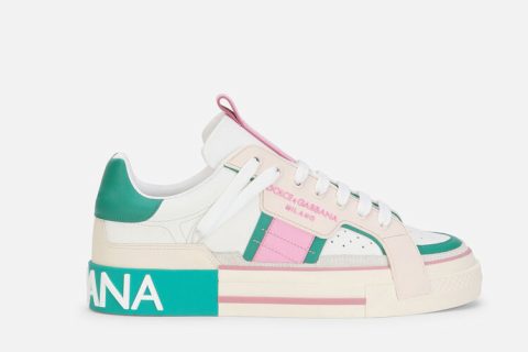 Dolce & Gabbana 2.Zero Sneakers Wit-Groen