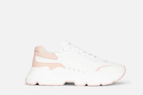 Dolce & Gabbana Daymaster Sneakers Wit-Lichtroze
