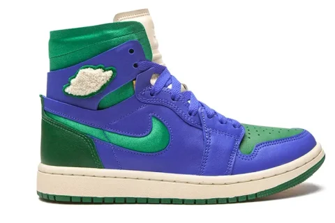 Nike Air Jordan 1 Zoom Sneakers Blauw-Groen