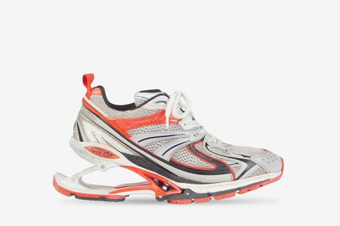 Balenciaga x-pander heren sneakers grijs/oranje Balenciaga x-pander heren sneakers grijs/oranje