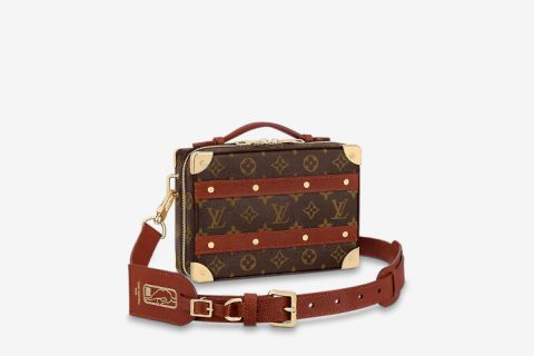 Louis Vuitton lvxnba handle trunk schoudertas bruin Louis Vuitton lvxnba handle trunk schoudertas bruin