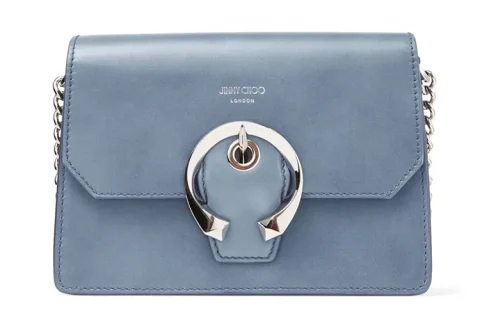 Jimmy Choo Madeline Schoudertas Blauw