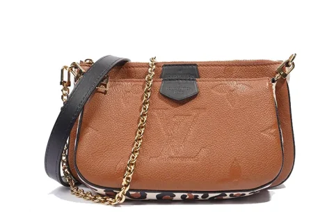 Louis Vuitton Multi Pochette Schoudertas Bruin