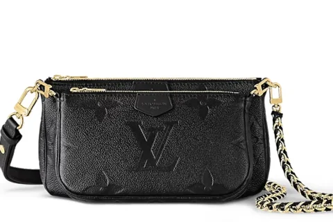 Louis Vuitton Multi Pochette Schoudertas Zwart