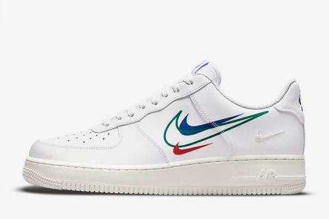 Nike Air Force 1 Low Sneakers Wit-Blauw