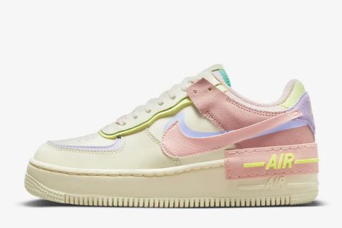 Nike Air Force 1 Shadow Sneakers Geel