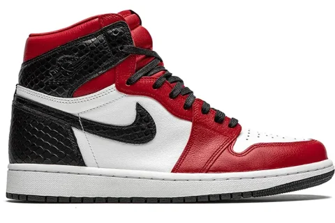 Nike Air Jordan 1 High Satin Snake Sneakers