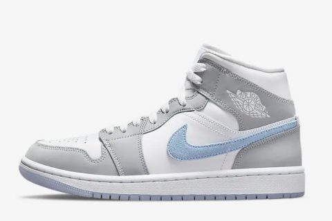 Nike Air Jordan 1 Mid Wolf Grey Aluminum