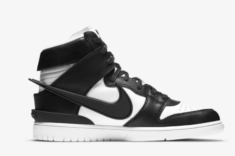 Nike dunk high x ambush sneakers zwart/wit